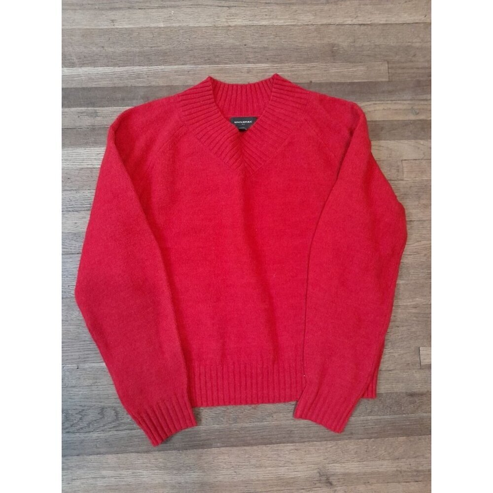 New Banana Republic Size Small V-Neck Pullover Comfy Holiday Sweater